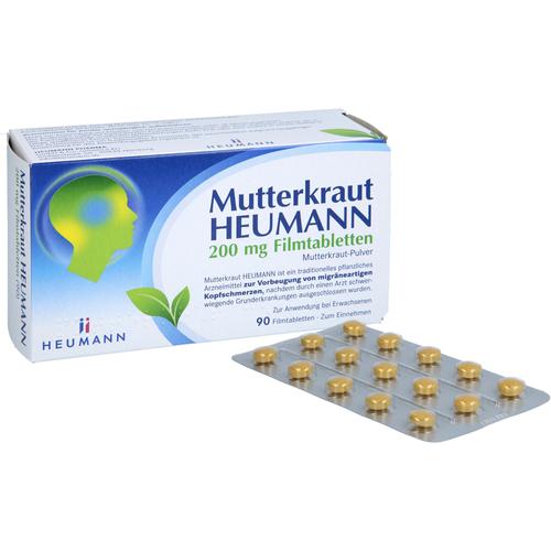Mutterkraut Heumann 200 mg Filmtabletten 90 St HEUMANN PHARMA GmbH & Co. Generica bei onfy.de kaufen 19283242