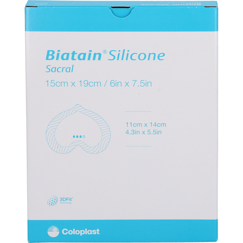 Biatain Silicone Schaumverb.sakrum Klein 15x19cm 5 St Param bei onfy.de kaufen 19855483