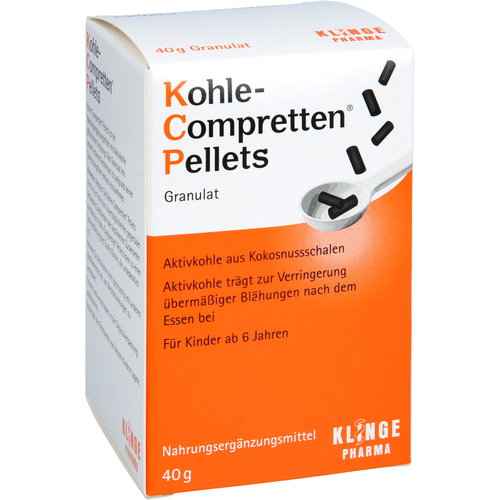 Kohle Compretten Pellets 40 g Klinge Pharma bei onfy.de kaufen 20184781