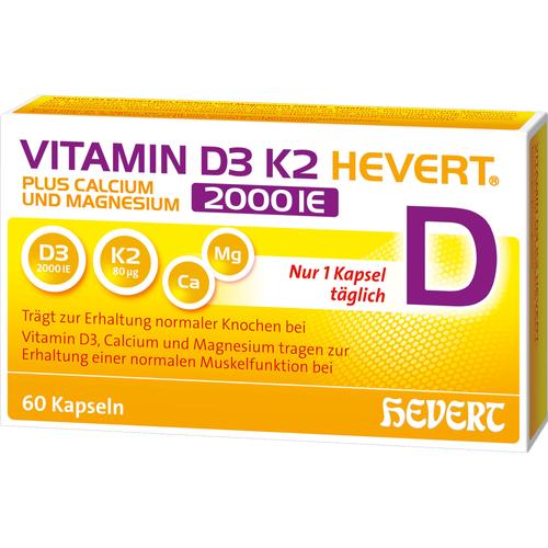 Vitamin D3 K2 Hevert+calcium und Magnesium 2000 Ie 60 St Hevert-Arzneimittel bei onfy.de kaufen 19295682