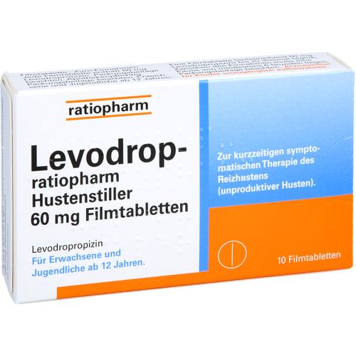Levodrop-Ratiopharm Hustenstiller 60 mg Filmtabl. 10 St ratiopharm bei onfy.de kaufen 18379069