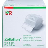 Zelletten Tupfer 4x5 cm Unsteril Rolle null