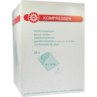 Mullkompressen 10x10cm 8F Steril null