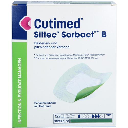 Cutimed Siltec Sorbact B Pu-Verb.7.5x7.5 cm 12 St kohlpharma bei onfy.de kaufen 19375292
