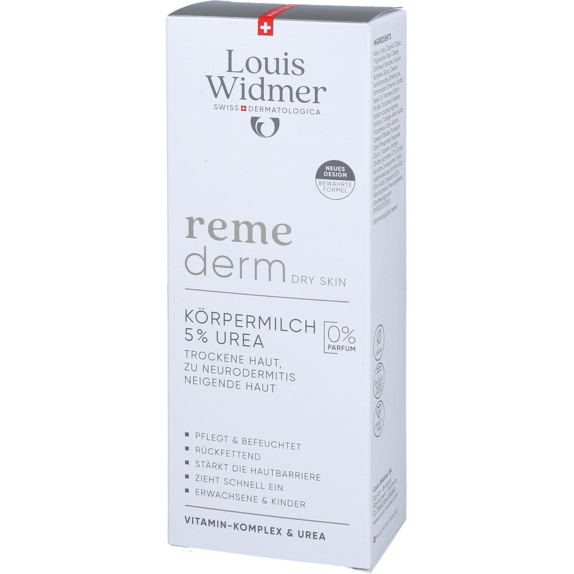 Widmer Remederm Dry Skin Körpermilch 5% Urea Op 200 ml LOUIS WIDMER bei onfy.de kaufen 19400050