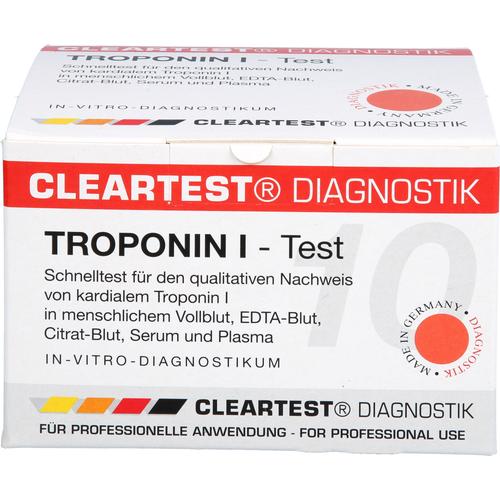 Troponin Infarkt Test Cleartest 10 St Diaprax bei onfy.de kaufen 03361218