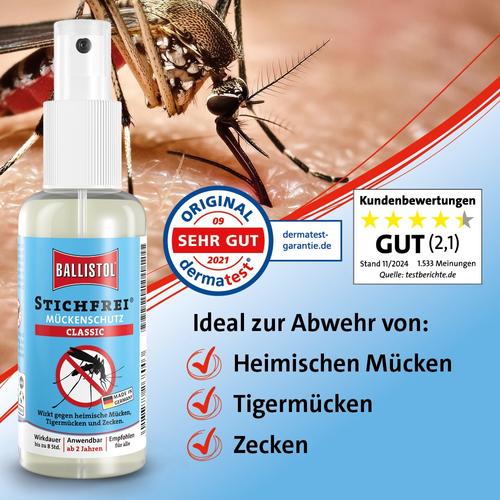 Stichfrei Pumpspray Mückenschutz 100 ml Hager Pharma bei onfy.de kaufen 00563542