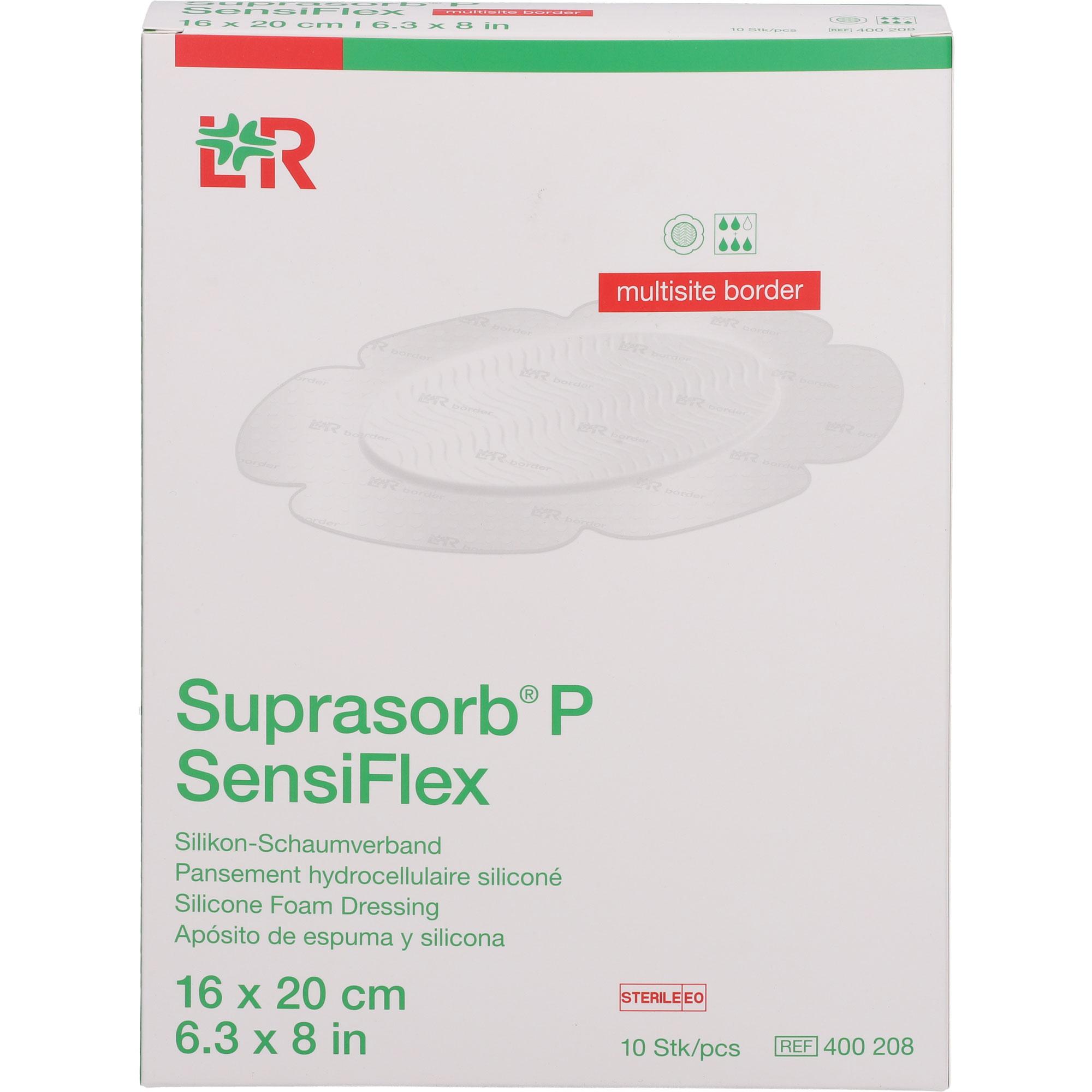 Suprasorb P Sensiflex Multisite Border 16x20cm null