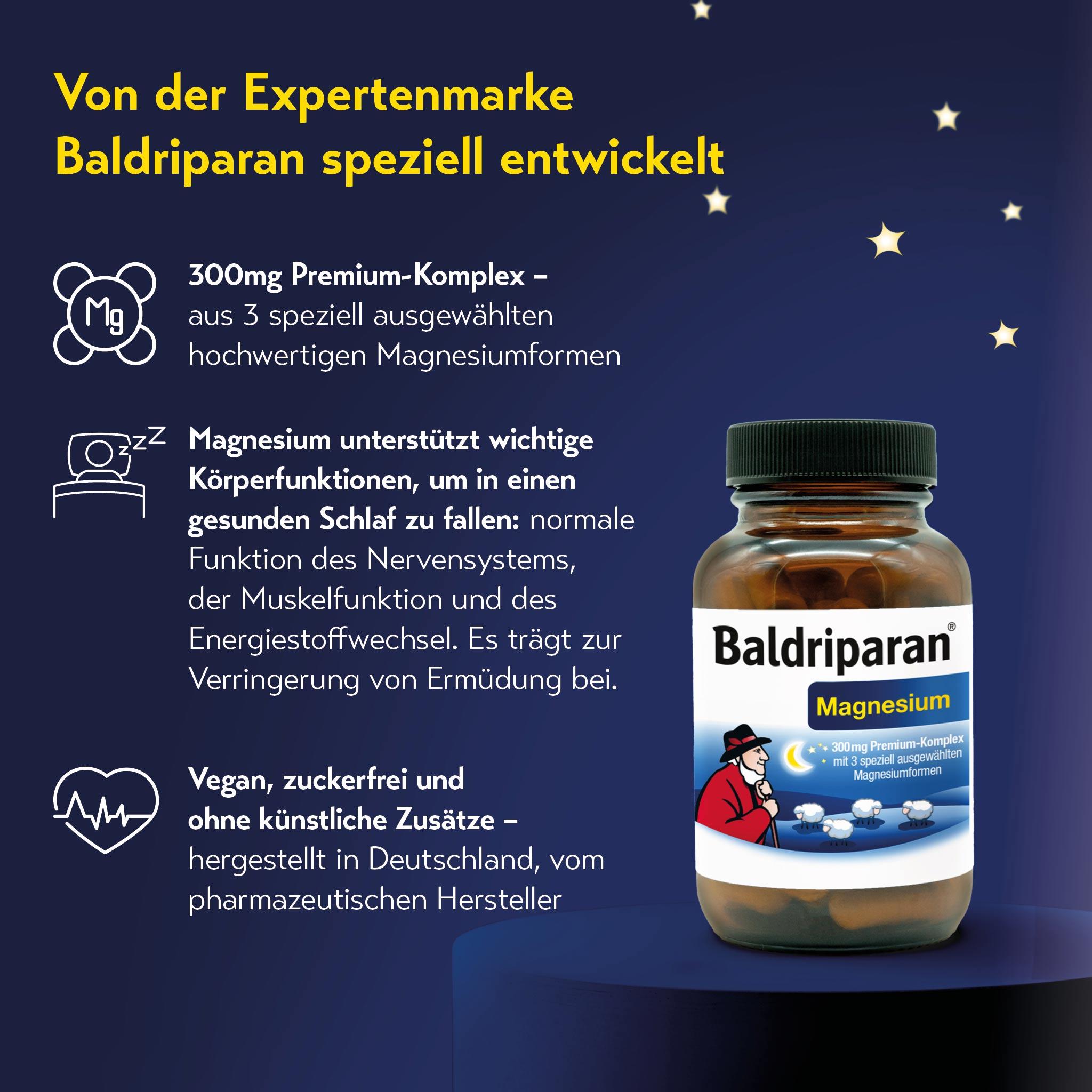 Baldriparan Magnesium 120 St PharmaSGP bei onfy.de kaufen 19902283