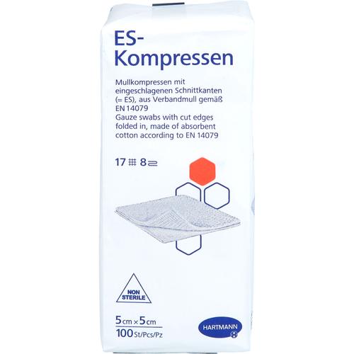 Es-Kompressen Unsteril 5x5 cm 8Fach 100 St ToValCare bei onfy.de kaufen 19962032