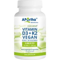 Vitamin D3 5000Ie+k2 200Ug Mk-7 Vegan null