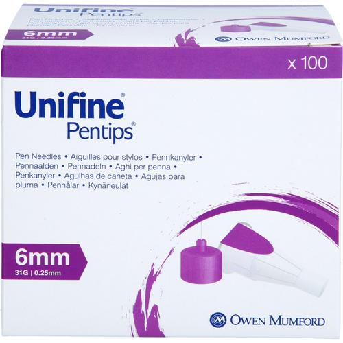Unifine Pentips 6Mm 31G 100 St 1001 Artikel Medical bei onfy.de kaufen 01628137