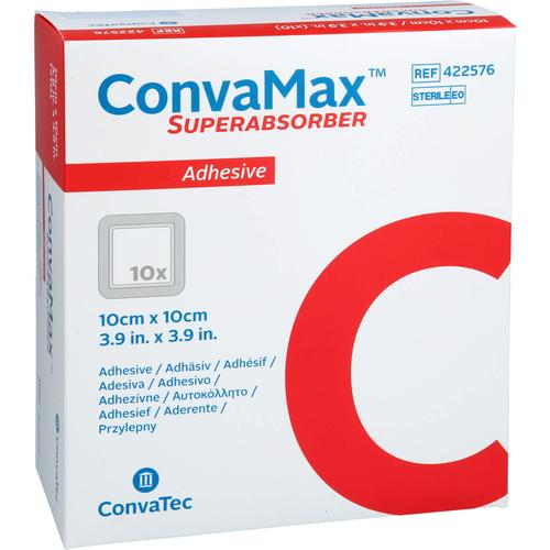 Convamax Superabsorber Adhäsiv 10x10 cm 10 St EurimPharm Arzneimittel bei onfy.de kaufen 18365860
