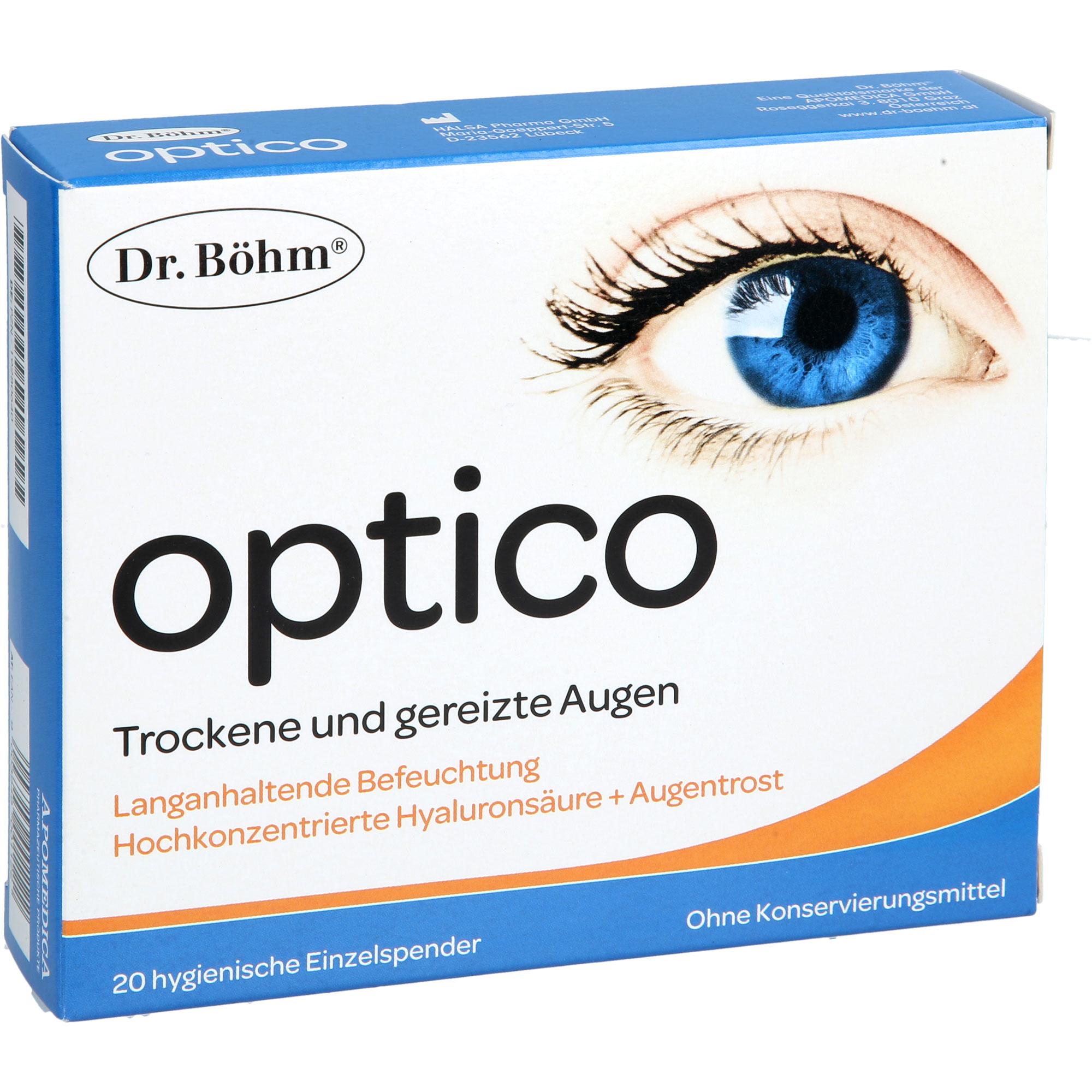 Dr. Böhm Optico Augentropfen 20x0.45 ml Apomedica Pharmazeutische Produkte bei onfy.de kaufen 19280640