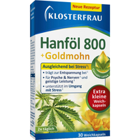 Klosterfrau Hanföl 800mg + Goldmohn null