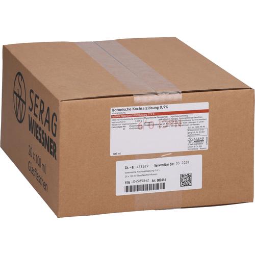 Kochsalz 0.9% Isoton Glas 20x100 ml SERAG-WIESSNER bei onfy.de kaufen 04585842