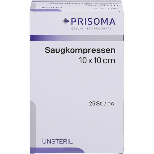 Saugkompressen Unsteril 10x10 cm 1227 25 St + Prisoma bei onfy.de kaufen 16623186