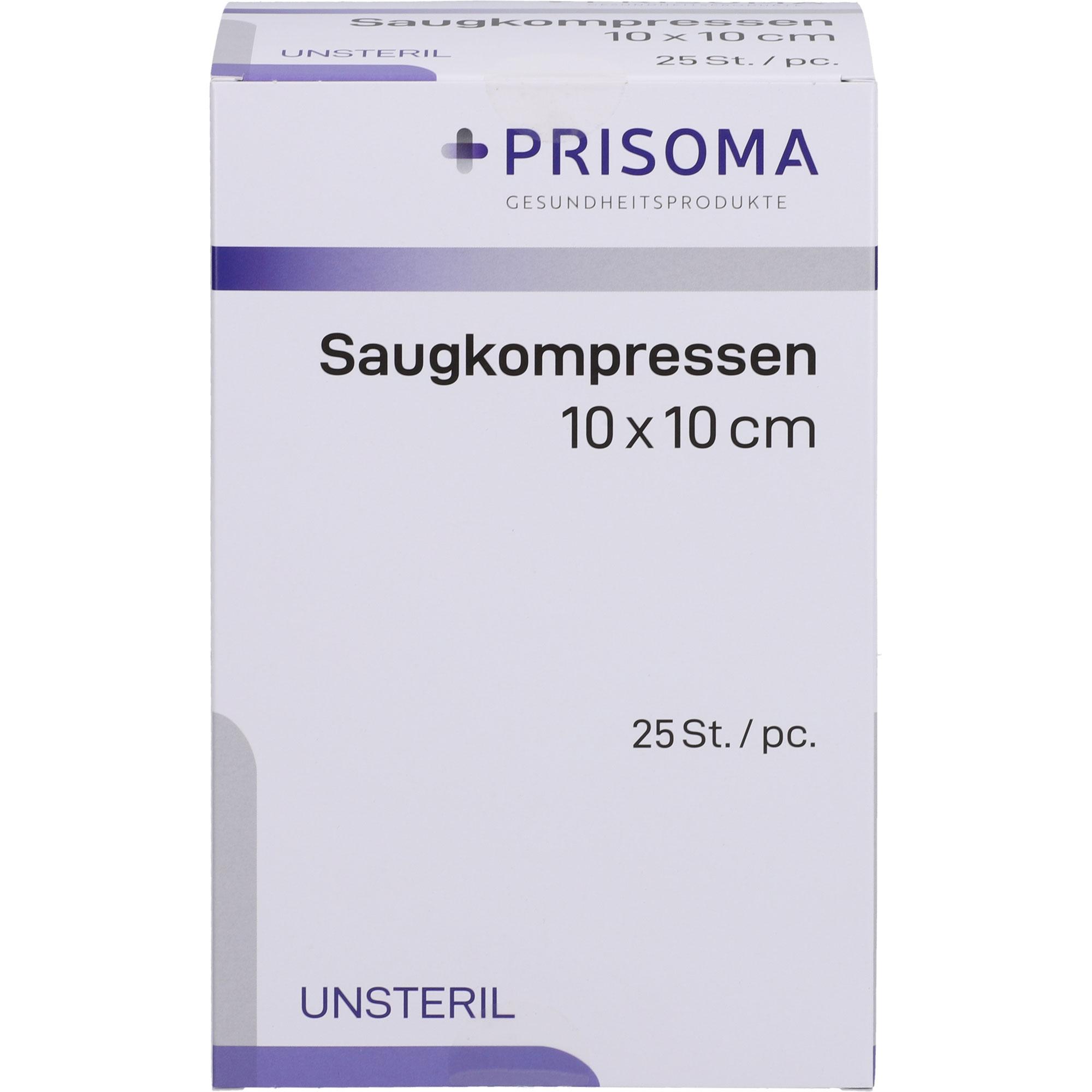 Saugkompressen Unsteril 10x10 cm 1227