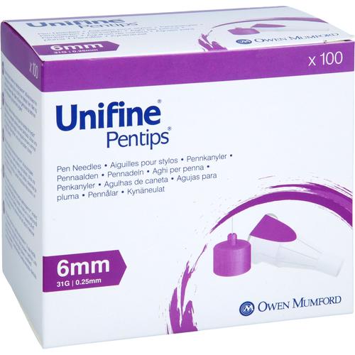 Unifine Pentips 6Mm 31G 100 St 1001 Artikel Medical bei onfy.de kaufen 01628137