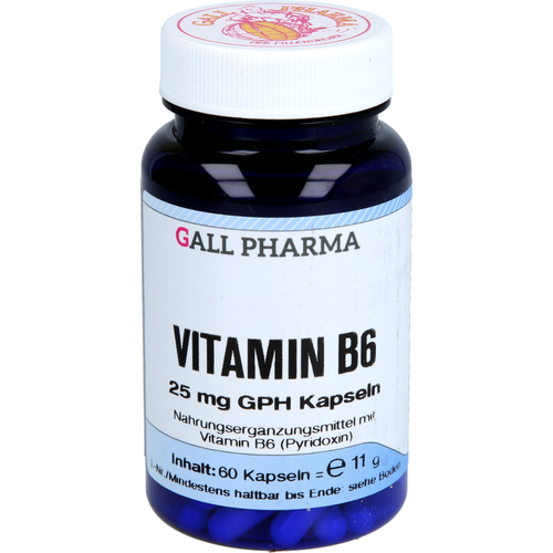 Vitamin B6 25mg Gph Kapseln 60 St Hecht-Pharma bei onfy.de kaufen 14364705