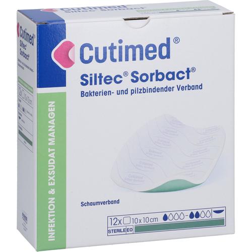 Cutimed Siltec Sorbact ohne Haftrand 10x10 cm 12 St BSN medical bei onfy.de kaufen 18493492