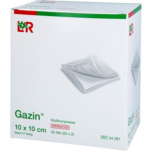 Gazin Mullkomp.10x10 cm Steril 8Fach 25x2 St kohlpharma bei onfy.de kaufen 19688625