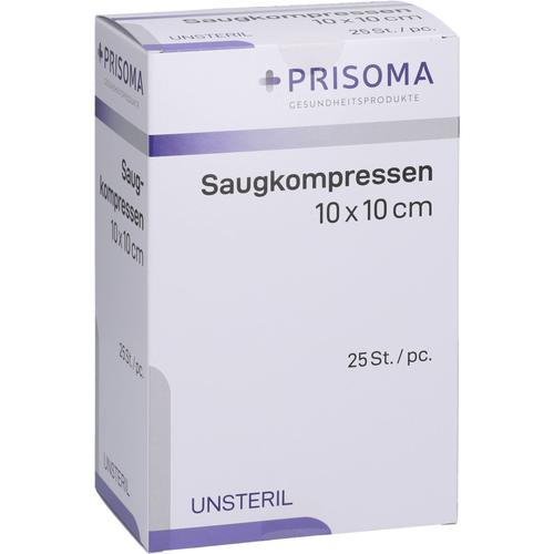 Saugkompressen Unsteril 10x10 cm 1227 25 St + Prisoma bei onfy.de kaufen 16623186