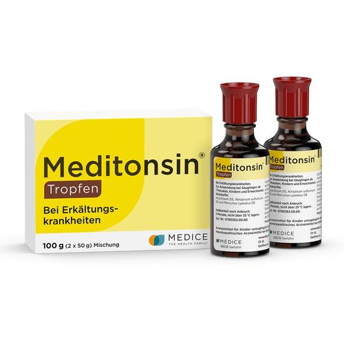 Meditonsin Tropfen bei ersten Anzeichen einer Erkältung  2x50 g MEDICE Arzneimittel Pütter bei onfy.de kaufen 10192733