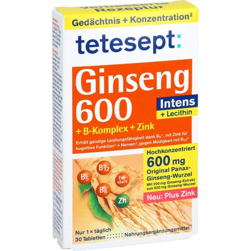 Tetesept Ginseng 600 30 St Merz Consumer Care bei onfy.de kaufen 18490364