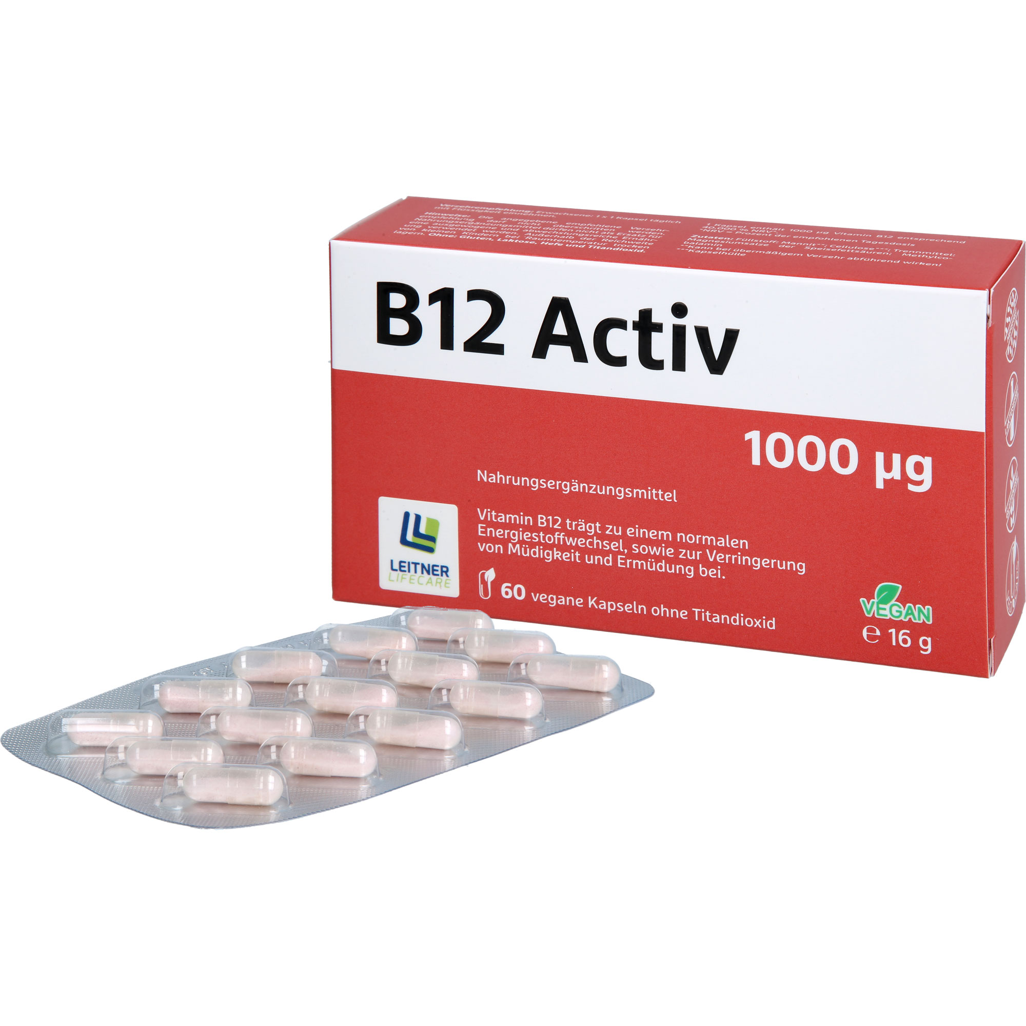 B12 Activ 1000Ug Kapseln 60 St Leitner Lifecare bei onfy.de kaufen 18458219