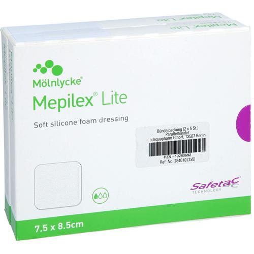 Mepilex Lite Schaumverband 7.5x8.5 cm Steril 10 St adequapharm bei onfy.de kaufen 19280692