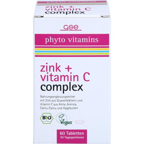 Gse Zink + Vitamin C Complex (bio) Phyto Vitamins 60 St GSE Vertrieb Biologische Nahrungsergänzungs- & Heilmittel bei onfy.de kaufen 17611050