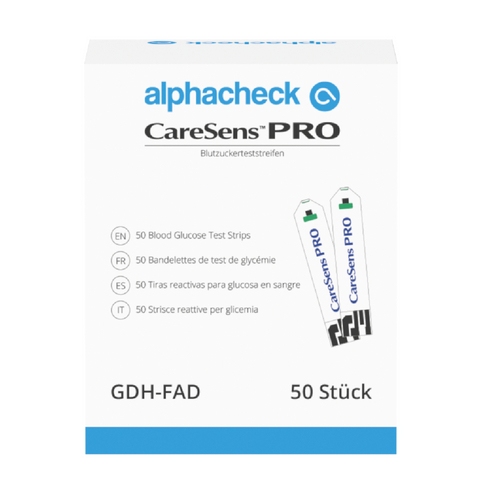 Alphacheck Caresens pro Blutzuckerteststreifen 50 St Berger Med bei onfy.de kaufen 17306051