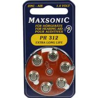 Batterie für Hörgeräte Maxsonic Pr 312 null