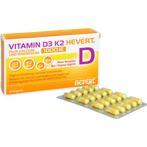 Vitamin D3 K2 Hevert+calcium und Magnesium 1000 Ie 60 St Hevert-Arzneimittel bei onfy.de kaufen 19295653