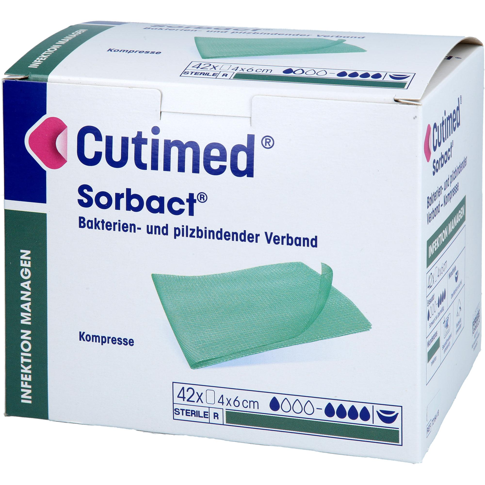 Cutimed Sorbact Kompressen 4x6 cm 42 St Acti Medi bei onfy.de kaufen 19347166