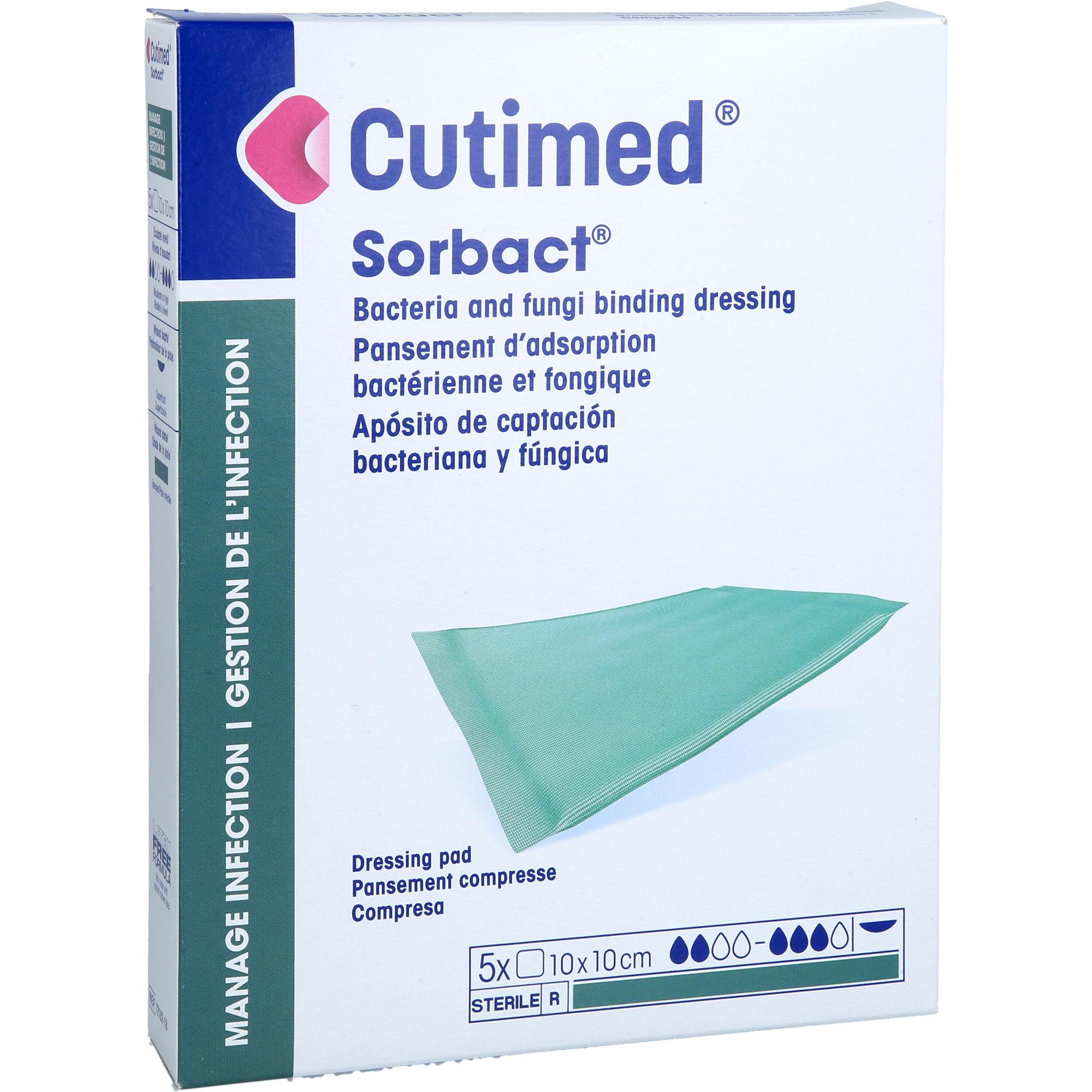 Cutimed Sorbact Saugkompressen 10x10 cm 5 St adequapharm bei onfy.de kaufen 19631163