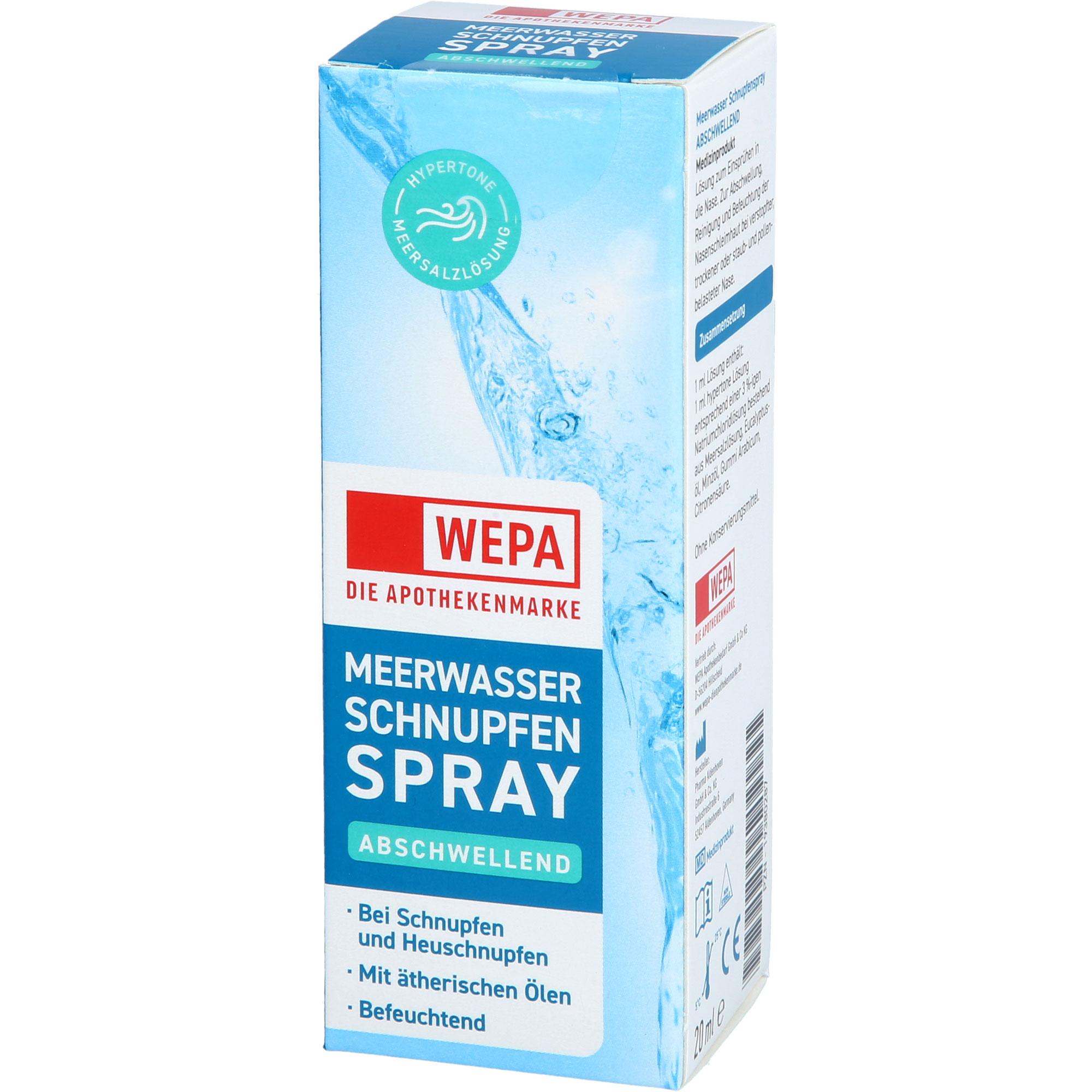 Wepa Meerwasser Schnupfenspray Abschwellend 1x20 ml WEPA Apothekenbedarf bei onfy.de kaufen 19380287
