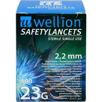 Wellion Safety Lancets 23G null