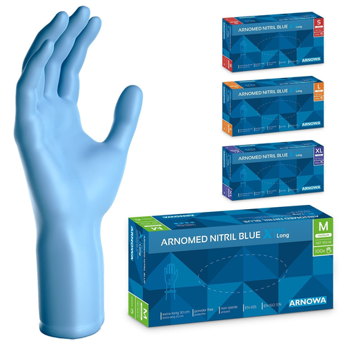 Arnomed Nitril Blue Long - Größe M 100 St ARNOWA bei onfy.de kaufen 18136556