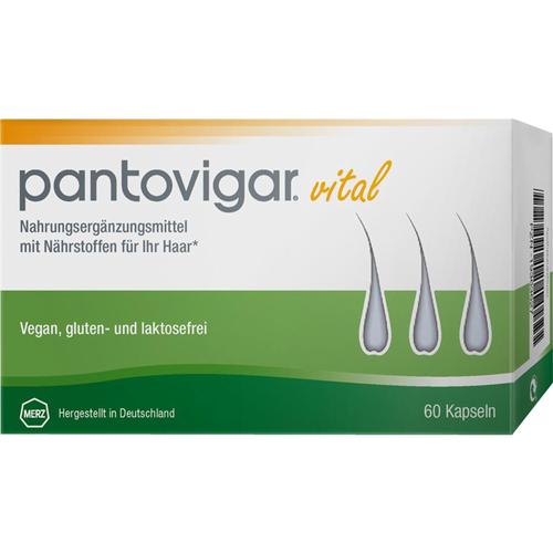 Pantovigar Vital Kapseln mit Nährstoffen für Haare 60 St Merz Therapeutics bei onfy.de kaufen 19363627