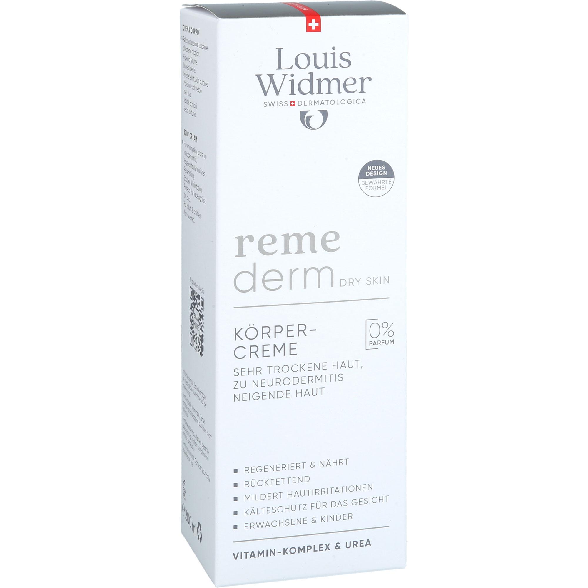 Widmer Remederm Dry Skin Koerpercreme Op 200 ml LOUIS WIDMER bei onfy.de kaufen 19345026