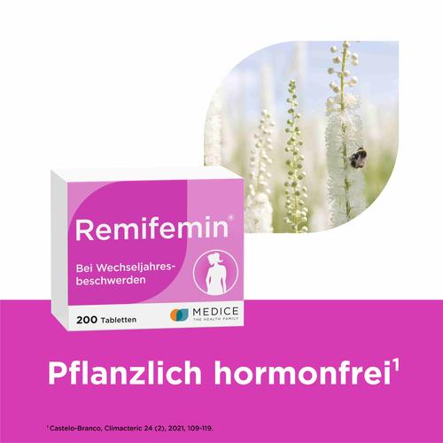 Remifemin bei leichten & mittleren Wechseljahresbeschwerden 200 St MEDICE Arzneimittel Pütter bei onfy.de kaufen 04540259