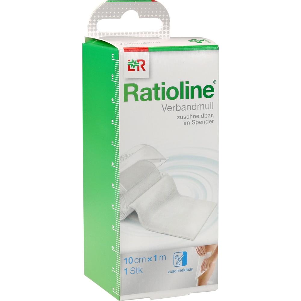 Ratioline Acute Verbandmull Gerollt 10cmx1M null