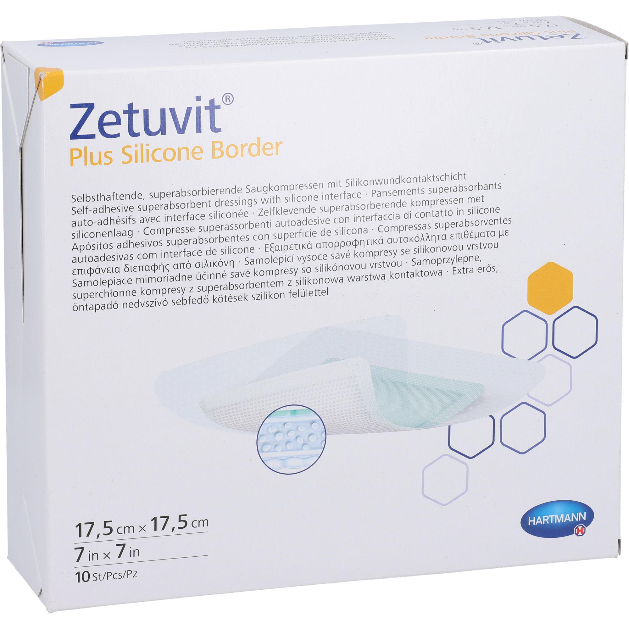 Zetuvit Plus Silicone Border Steril 17.5x17.5 cm 10 St kohlpharma bei onfy.de kaufen 19352144