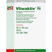 Vliwaktiv Ag Aktivkohle Saugkomp.m.silber 10x10 cm null