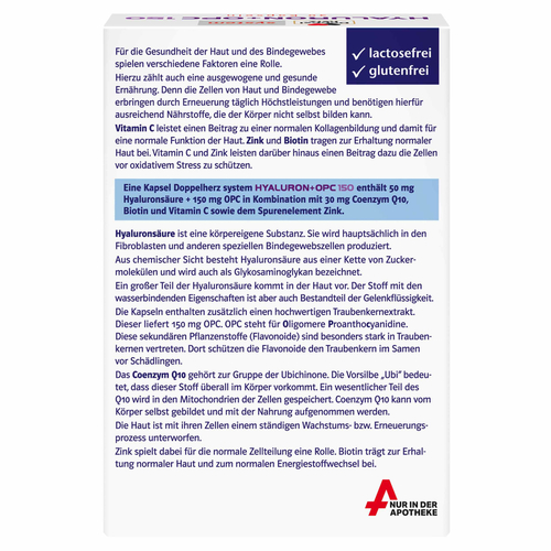 DOPPELHERZ Hyaluron+OPC system Kapseln 30 St  30 St Queisser Pharma bei onfy.de kaufen 18794696