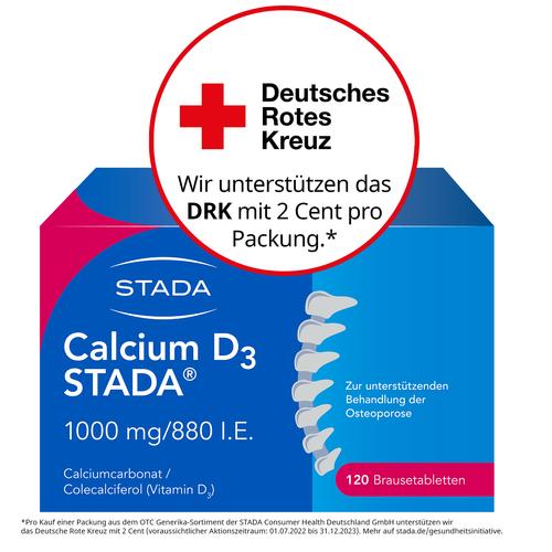 Calcium D3 Stada 1000mg/880 I.e. Brausetabletten 120 St STADA Consumer Health Deutschland bei onfy.de kaufen 09640416