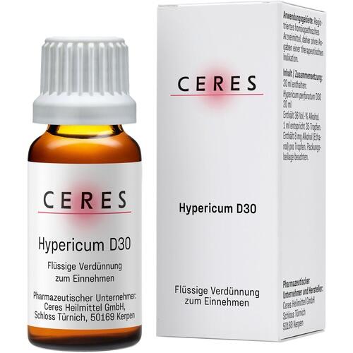 Ceres Hypericum D30 20 ml CERES Heilmittel bei onfy.de kaufen 01219031