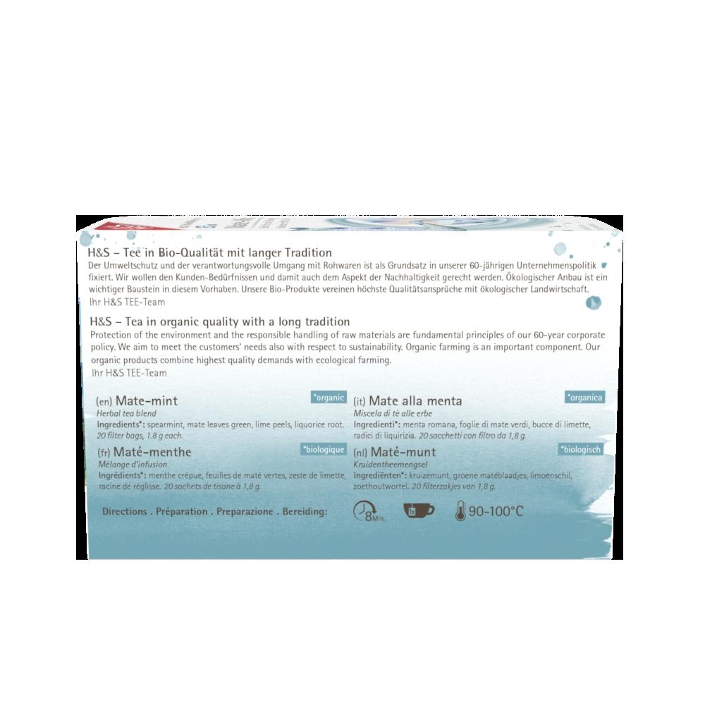 H&S Bio Mate-Minze 20x1.8 g H&S Tee - Gesellschaft bei onfy.de kaufen 17442564